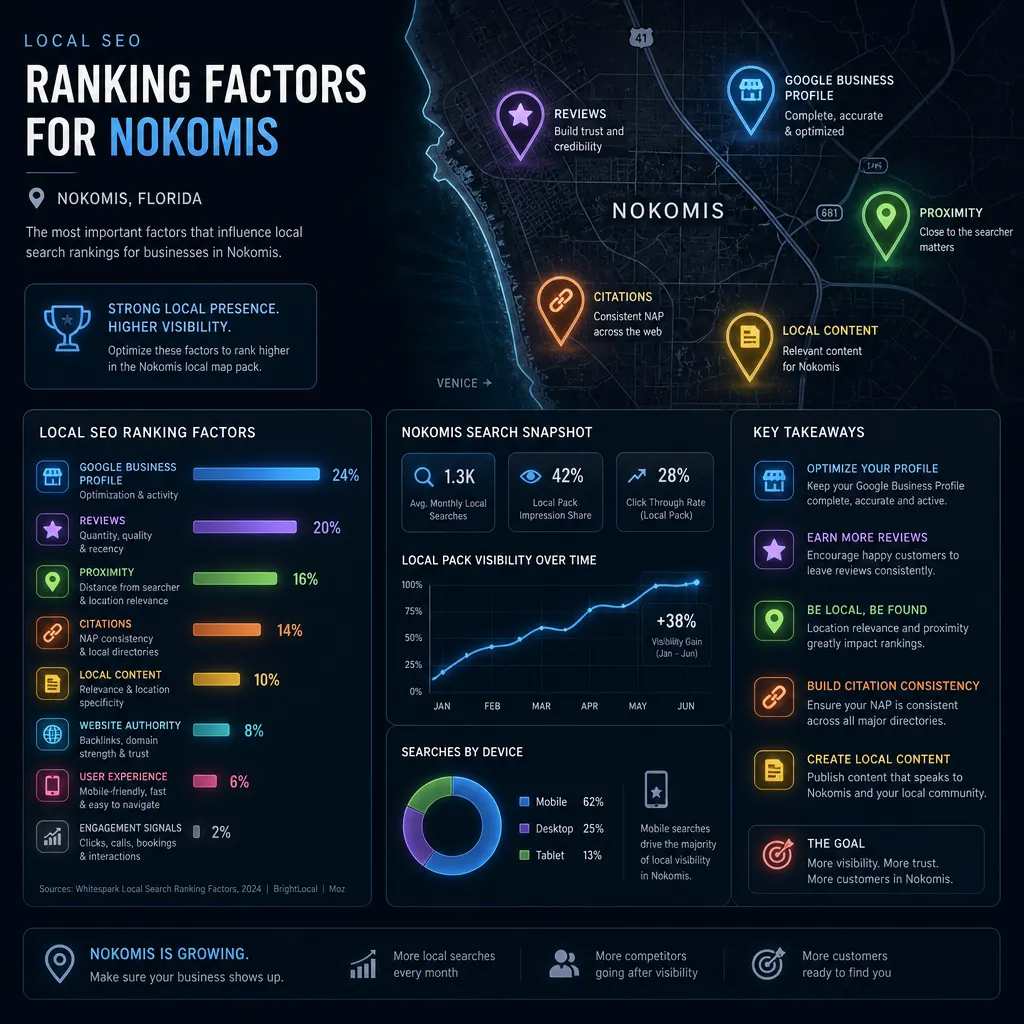 Top Local SEO Ranking Factors for Nokomis Businesses in 2026