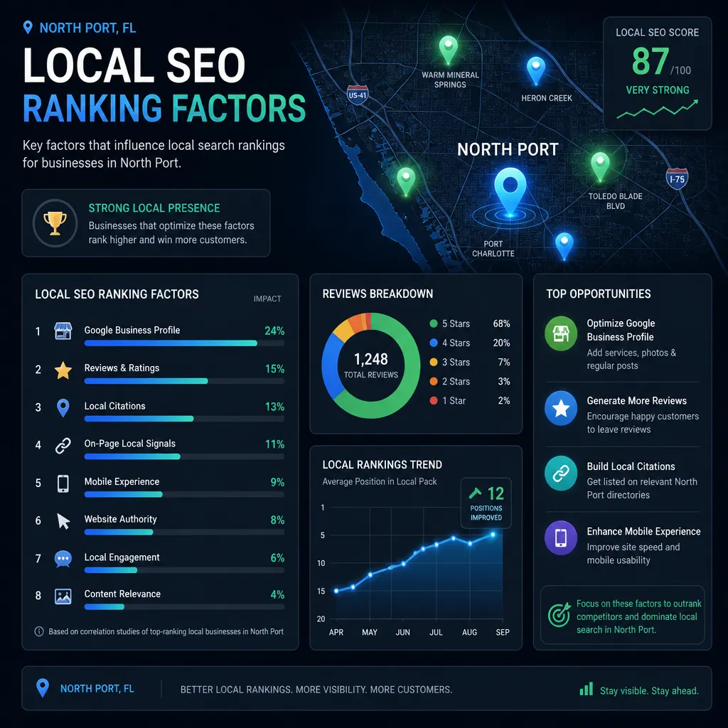Top Local SEO Ranking Factors for North Port Businesses in 2026