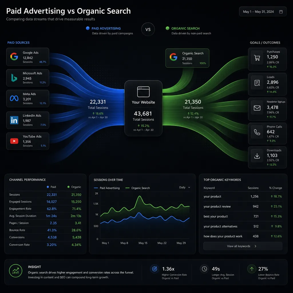 PPC vs Organic SEO: What North Port Businesses Need to Know