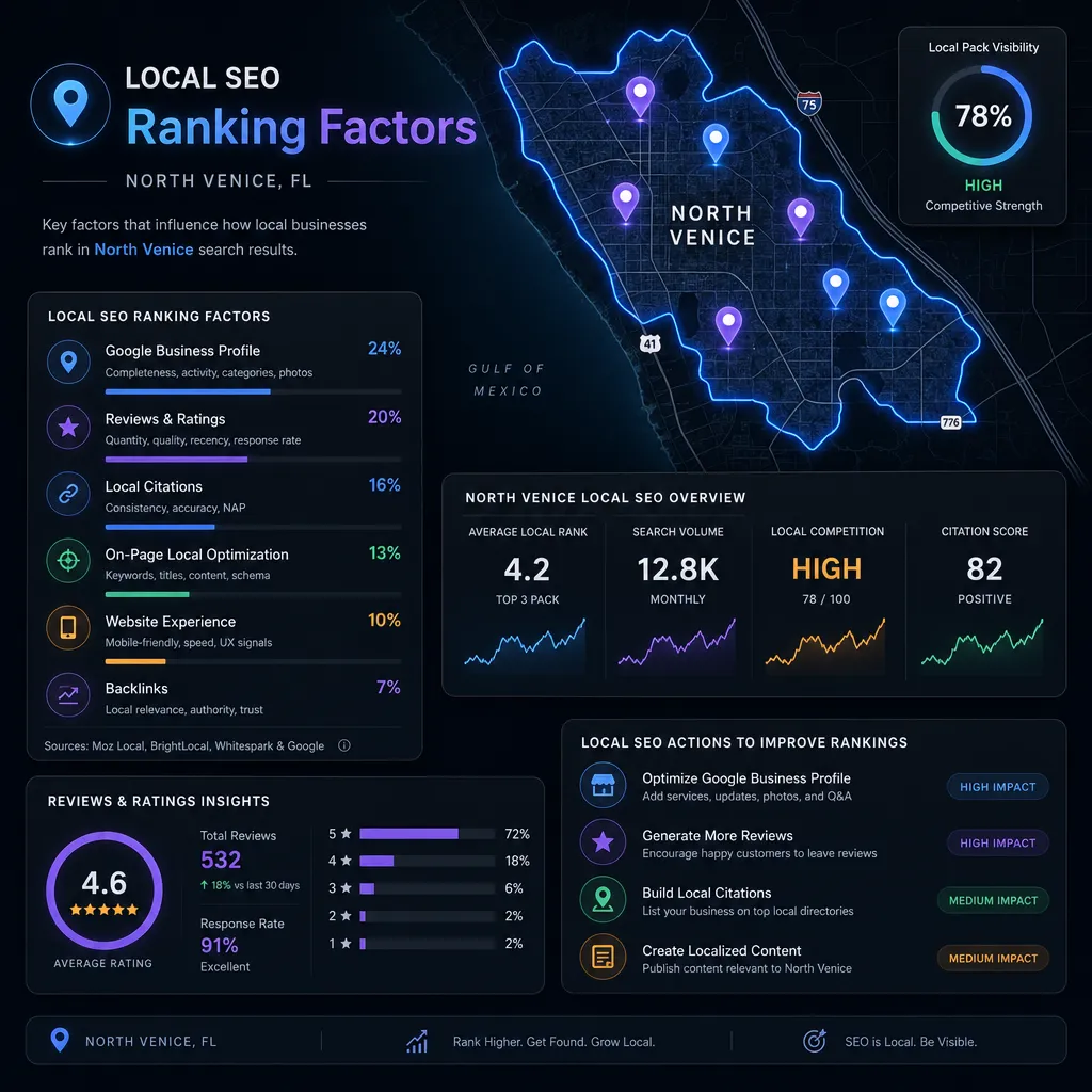 Top Local SEO Ranking Factors for North Venice Businesses in 2026
