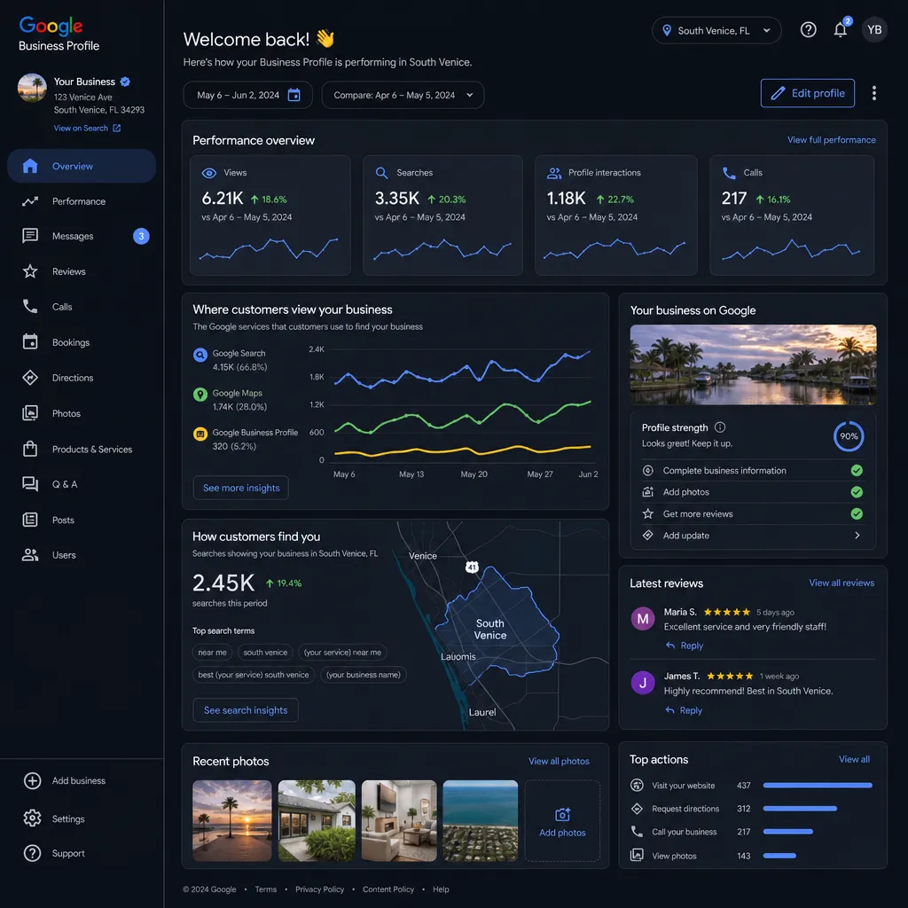 How to Optimize Your Google Business Profile in South Venice