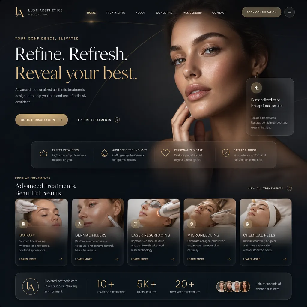 Aesthetic SEO UI