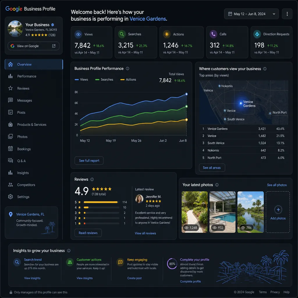 How to Optimize Your Google Business Profile in Venice Gardens