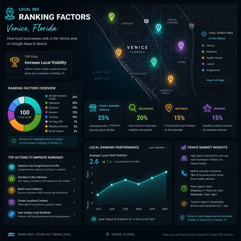 Top Local SEO Ranking Factors for Venice Businesses in 2026