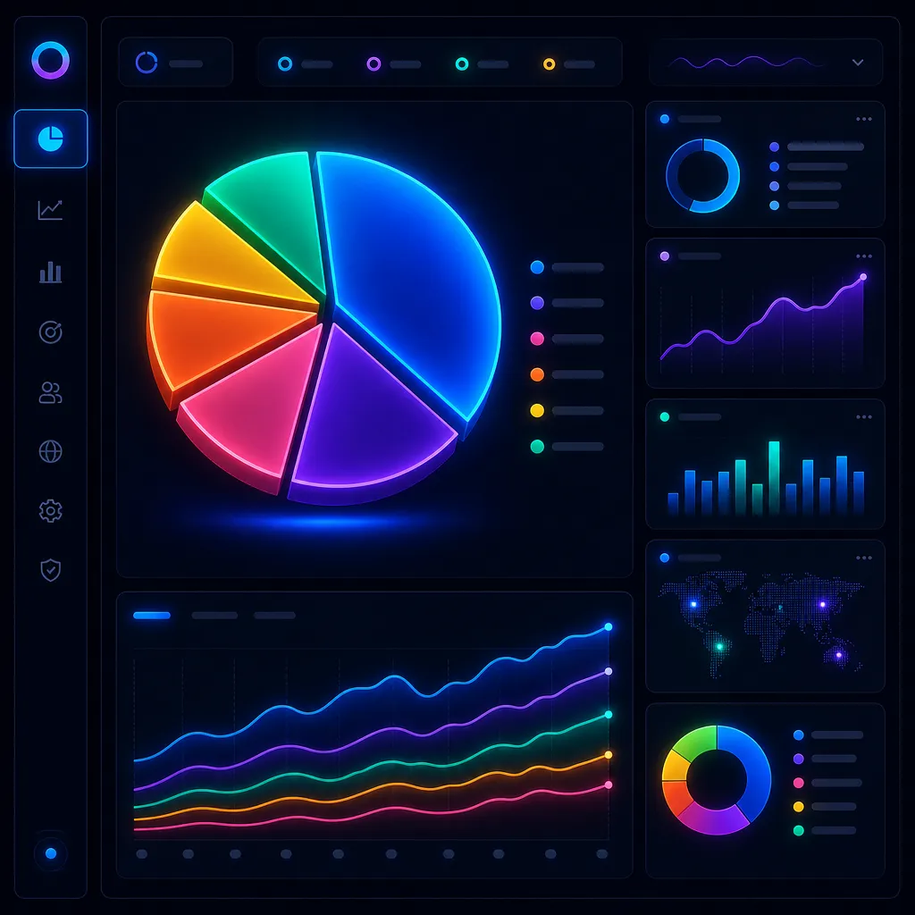 Analytics dashboard showing market share capture in Venice Gardens